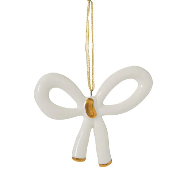 Ceramic Bow Ornament