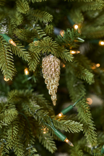 Sparkling Pinecone Ornament