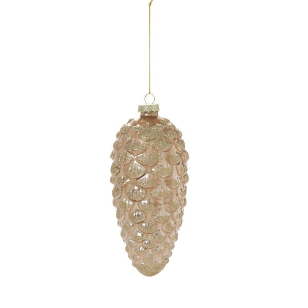 Frosted Pinecone Ornament