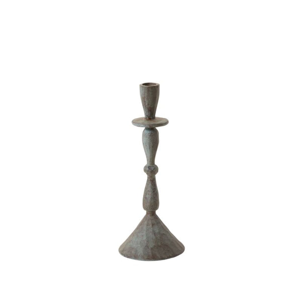 Hammered Green Candlestick // LITTLE