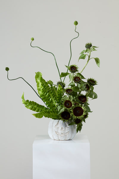 Glazed Pumpkin Planter