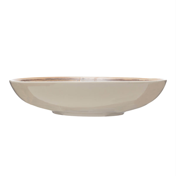 Handpainted Stoneware Serving Bowl // In Store Pickup Only