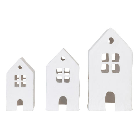 Handmade Paper Mache House // In Store Pickup Only