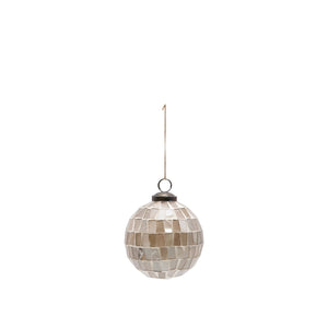 Mosaic Glass Ball Ornament