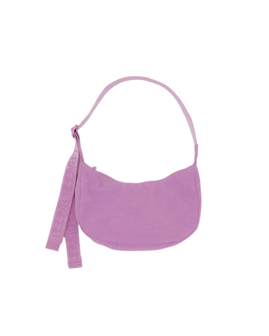 Small Nylon Crescent Bag // Peony