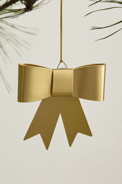 Gold Bow Ornament