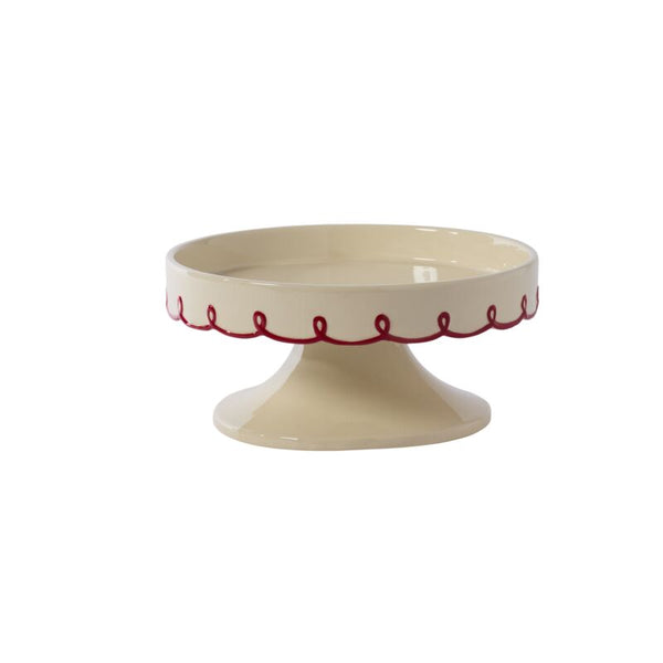 Ceramic Scalloped Stand